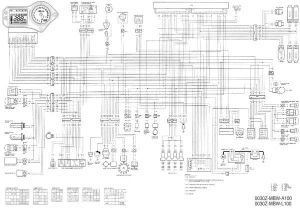 Honda vfr 800 схема электропроводки